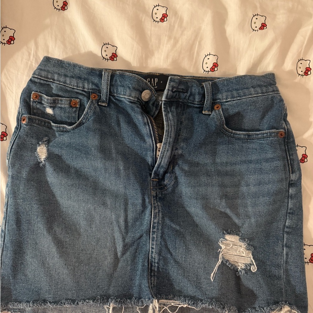 GAP Blue Denim Skirt